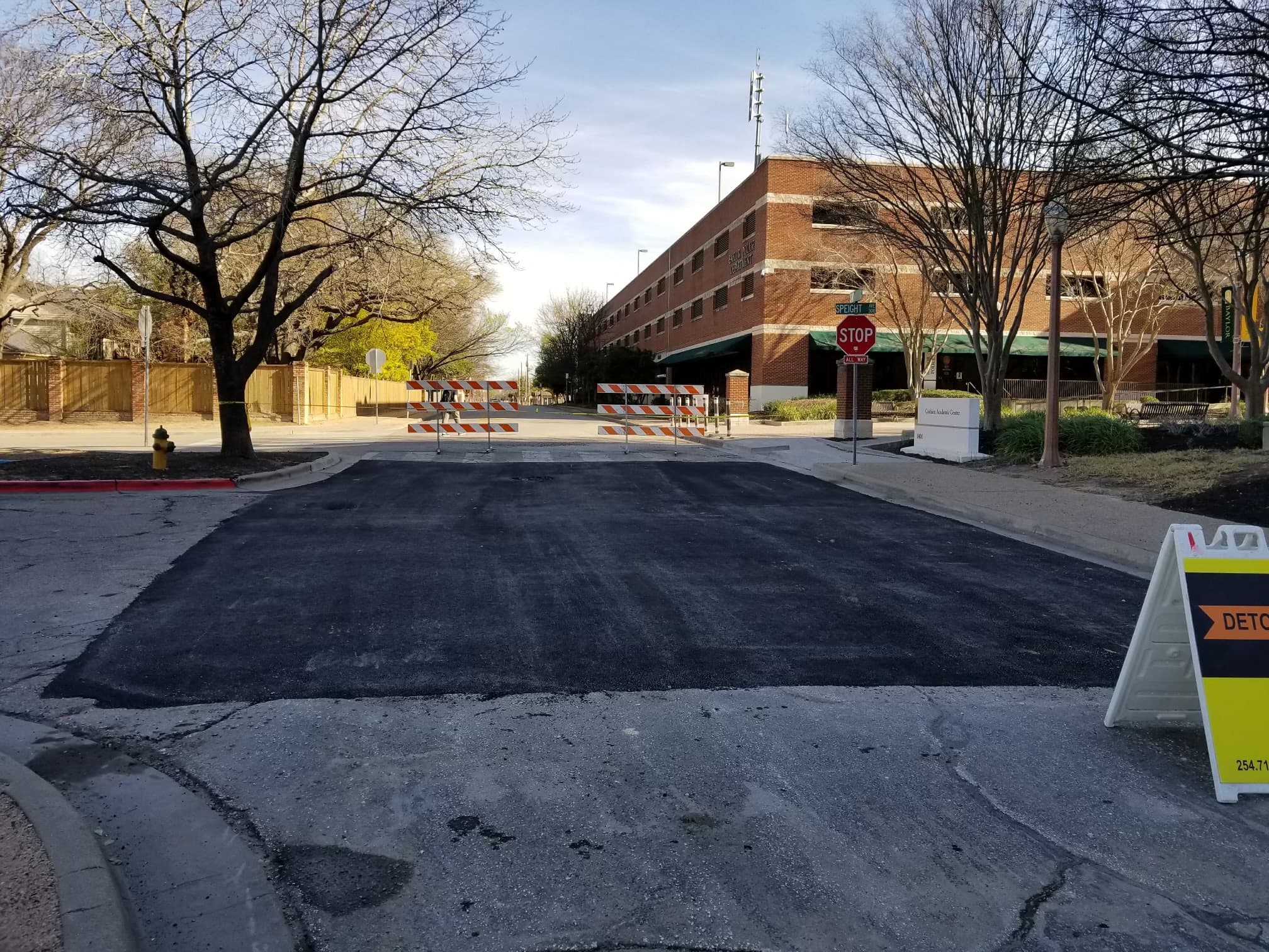 Asphalt patching services